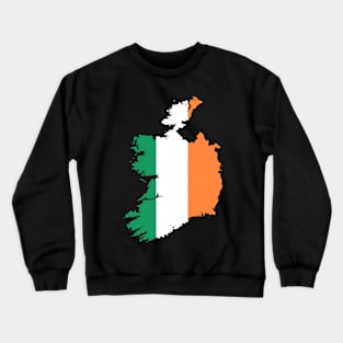 Ireland Map Crewneck Sweatshirt